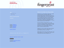 Tablet Screenshot of fingerprintonline.com